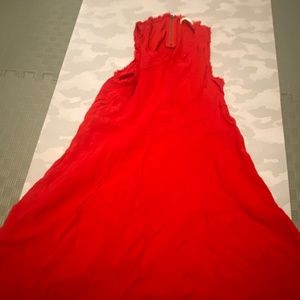Red altard state dress